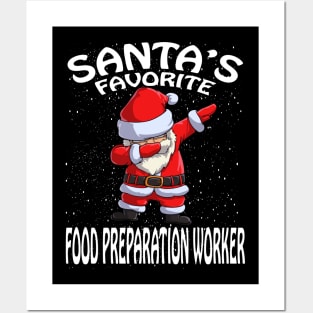 Santas Favorite Food Preparation Worker Christmas Posters and Art